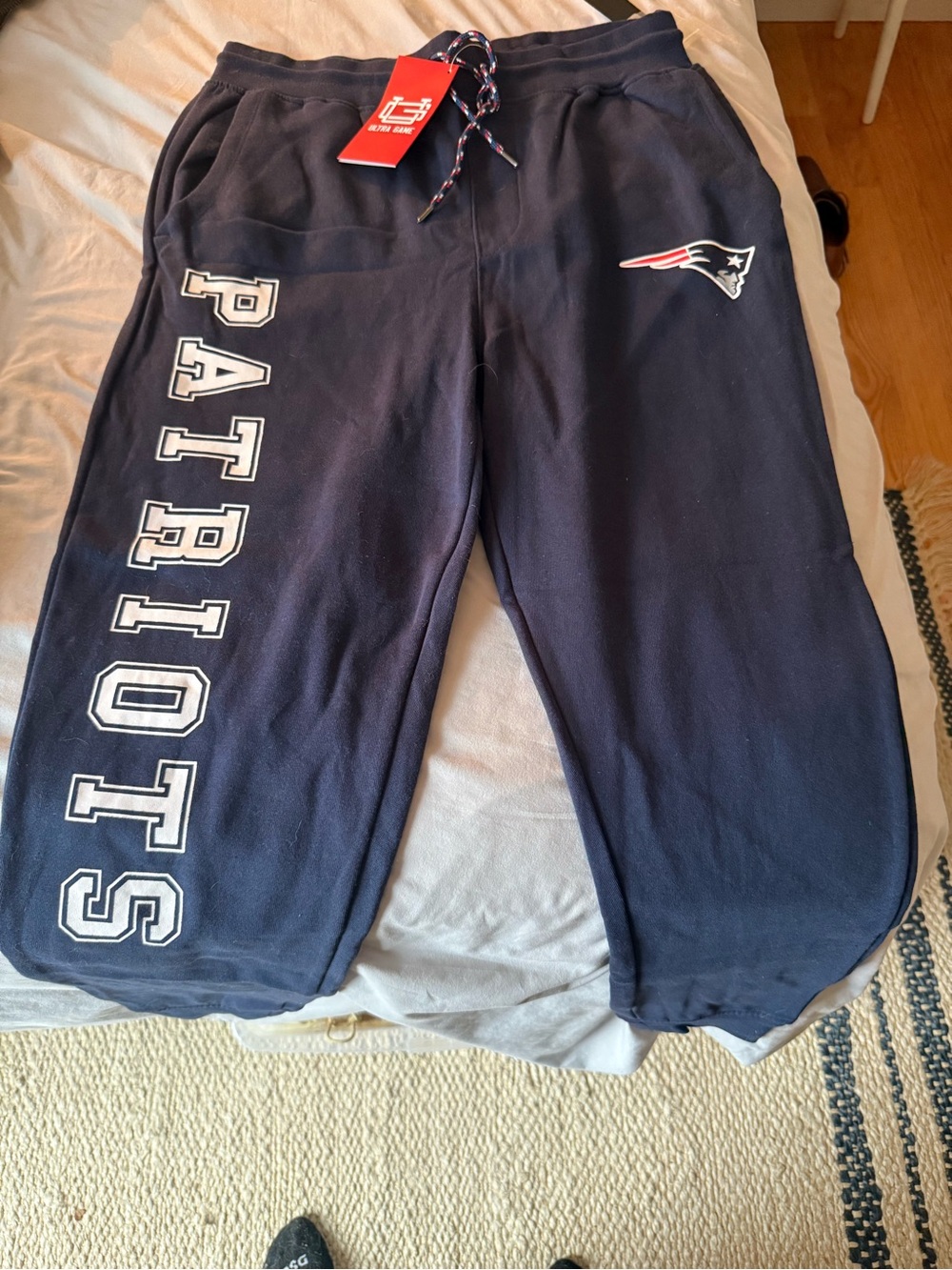 Men’s Navy Fleece Jogger Pants